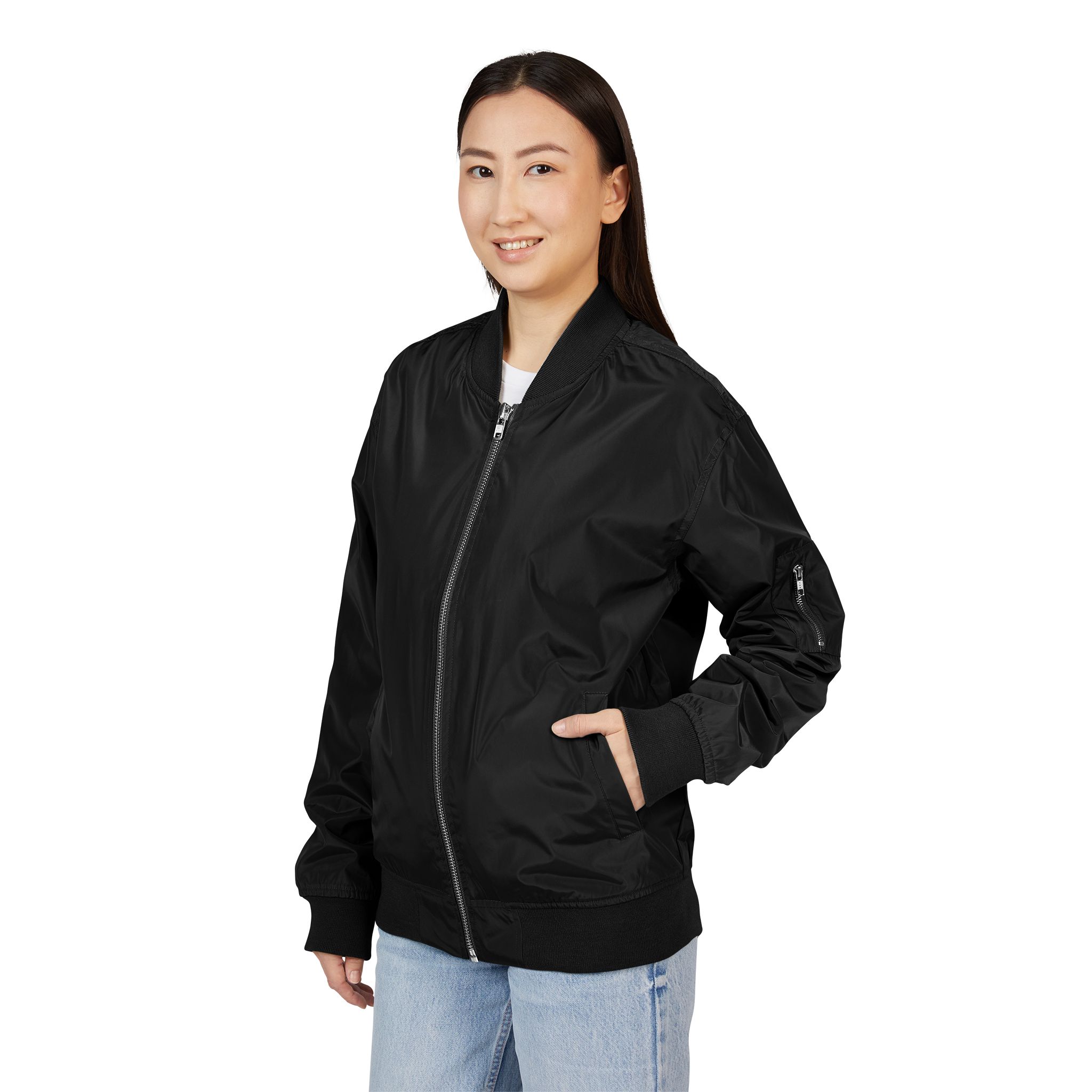 Recycled Bomber Jacket (Embroidery) - Image 5
