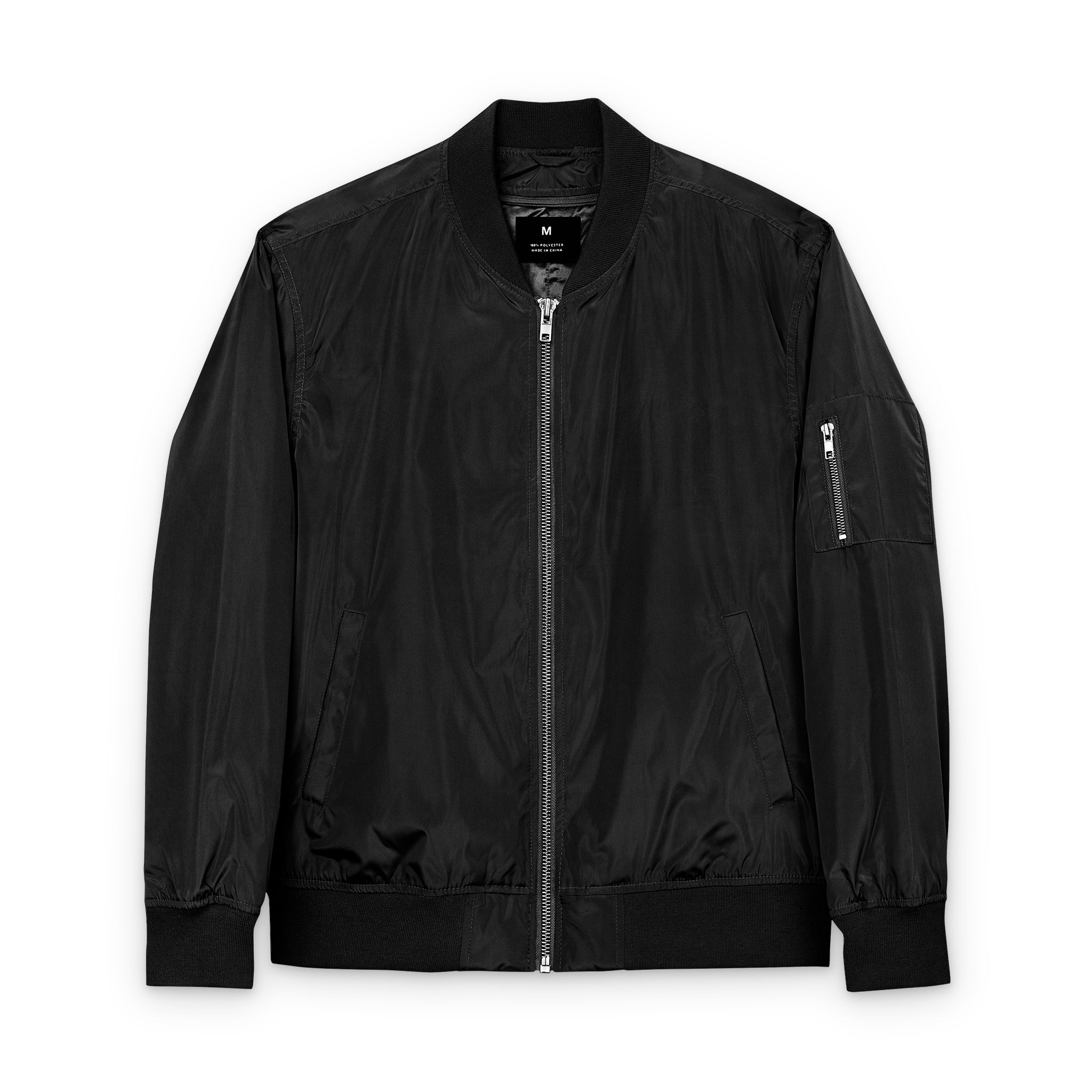 Recycled Bomber Jacket (Embroidery) - Image 2